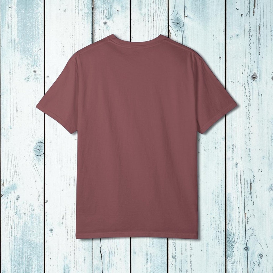 Marlin Surf Tee | Garment-Dyed Coastal Fishing Graphic - FIVE TIDES APPAREL