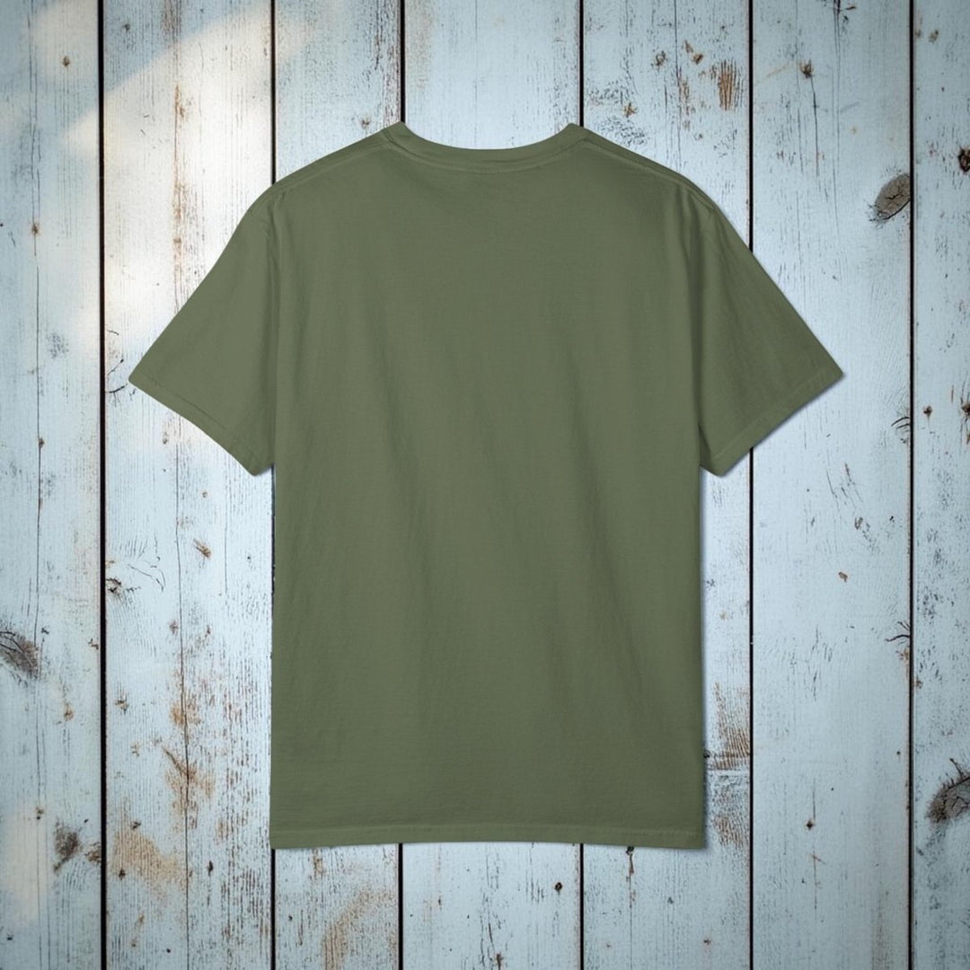 Marlin Surf Tee | Garment-Dyed Coastal Fishing Graphic - FIVE TIDES APPAREL