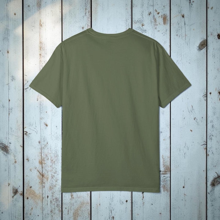 Marlin Surf Tee | Garment-Dyed Coastal Fishing Graphic - FIVE TIDES APPAREL