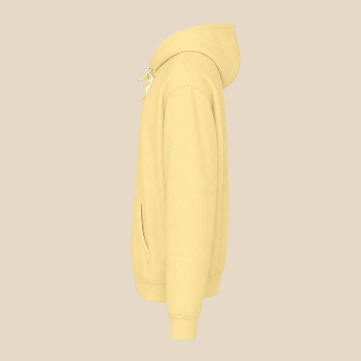 Miami Beach Palm Tree hoodie flat lay, view 5 — coastal sunset graphic pullover by Five Tides Apparel