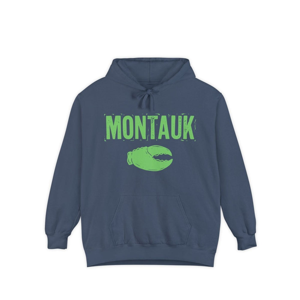 Montauk Lobster Claw Hoodie — Graphic Coastal Sweatshirt - FIVE TIDES APPAREL