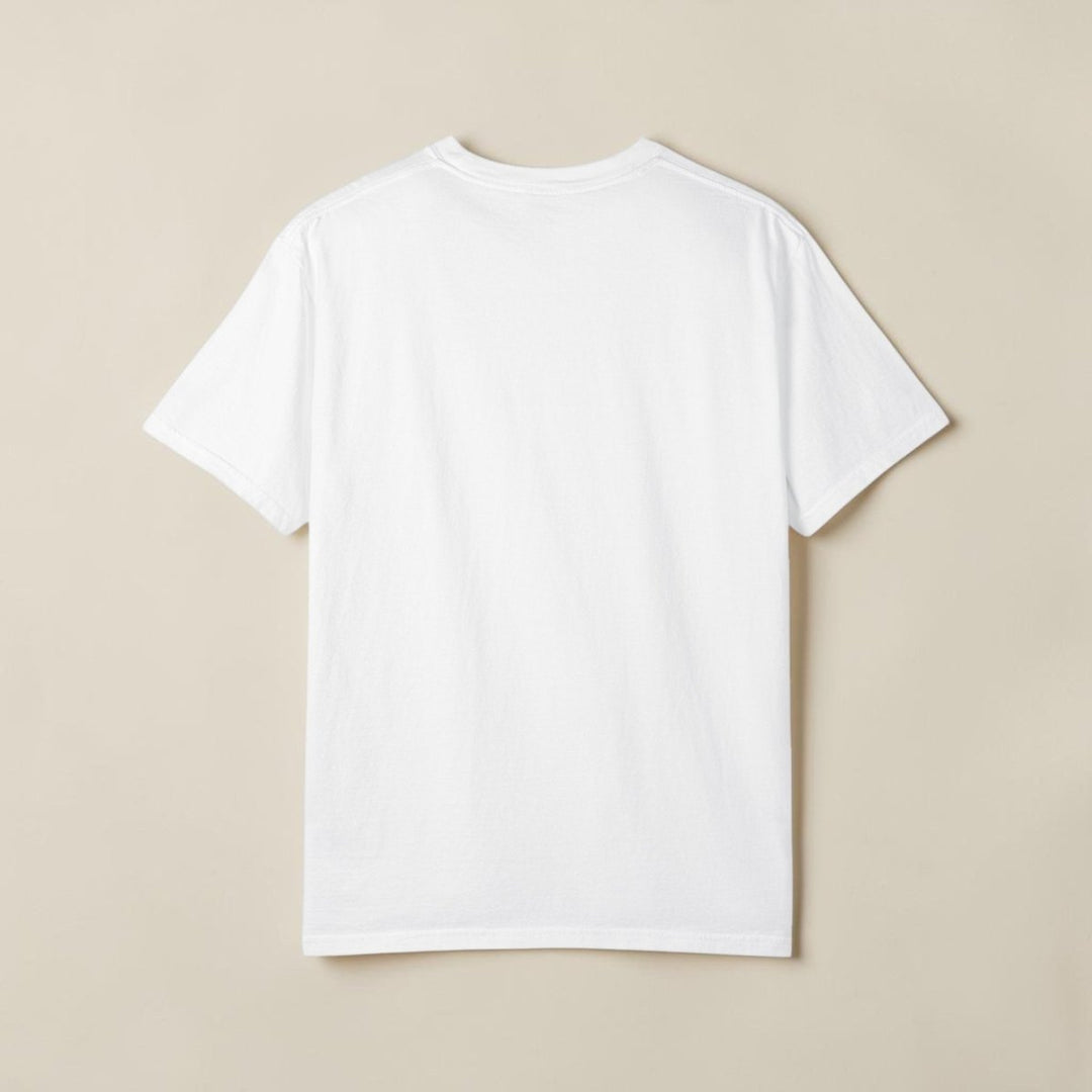 White t-shirt on a white background