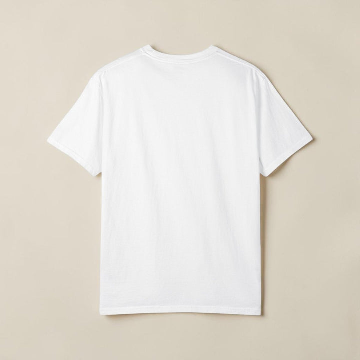 White t-shirt on a white background