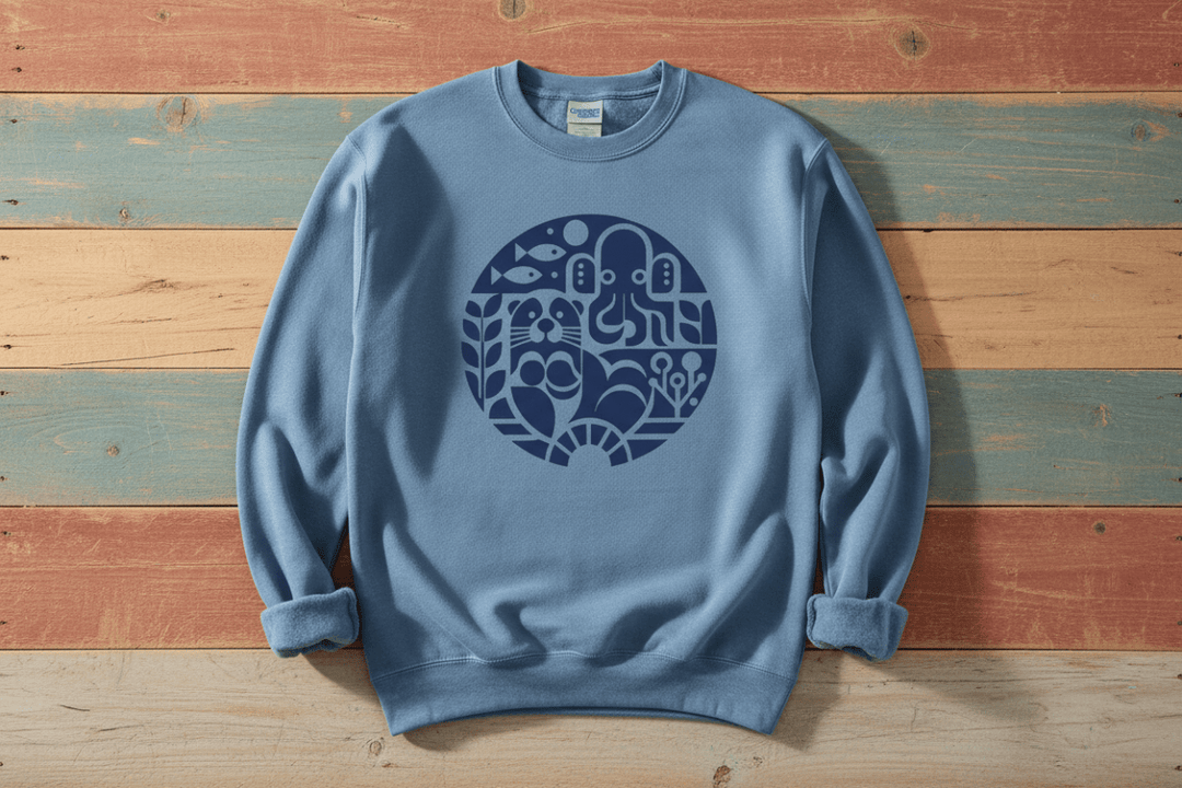 Ocean Life Steel Blue