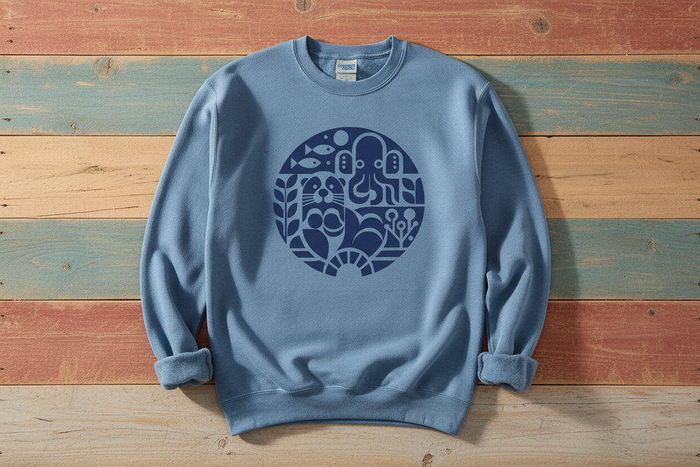 Ocean Life Steel Blue