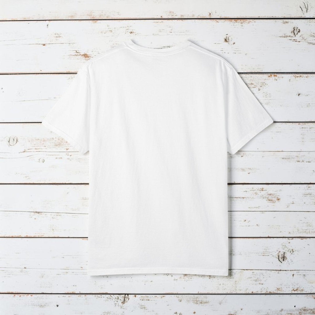White t-shirt on a white background