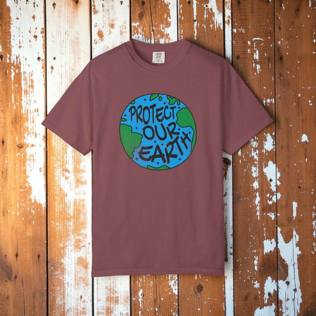 Protect Our Earth T-Shirt, 100% Ring-Spun Garment-Dyed Cotton