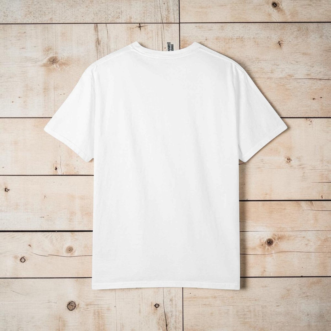 Guitar Palm Tree Graphic Art T‑Shirt - Five Tides Coastal Provisions Beach Vibe Cotton Tee