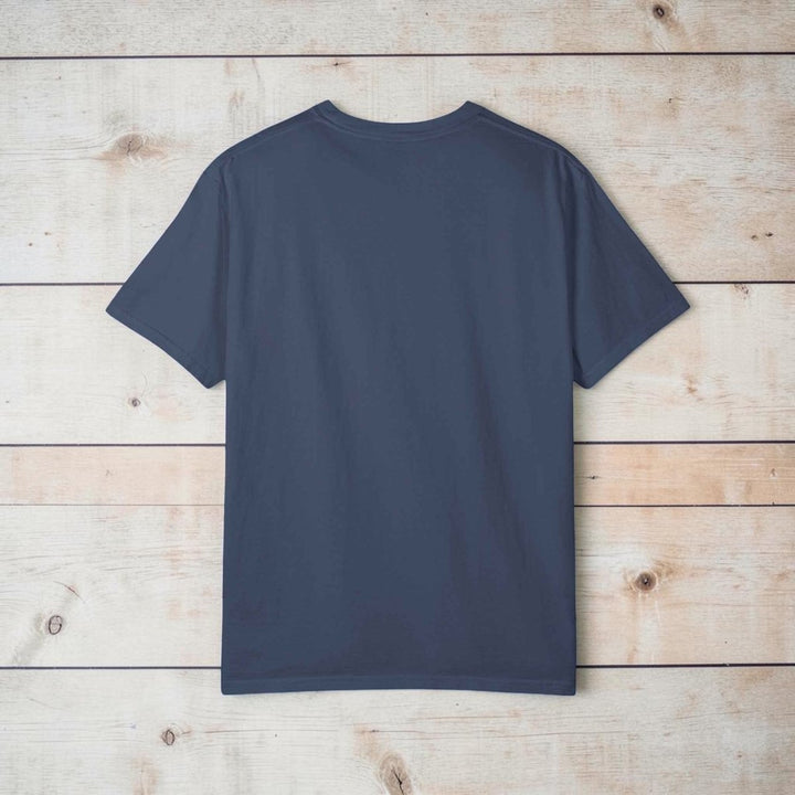 Guitar Palm Tree Graphic Art T‑Shirt - Five Tides Coastal Provisions Beach Vibe Cotton Tee