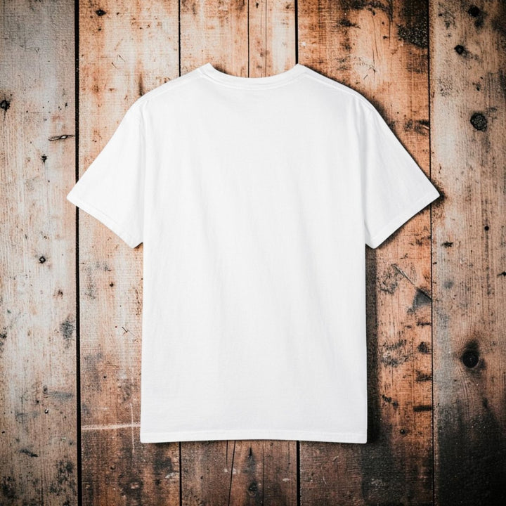 Red Tiki Skull Tee | Five Tides Garment-Dyed Surf Graphic - FIVE TIDES APPAREL