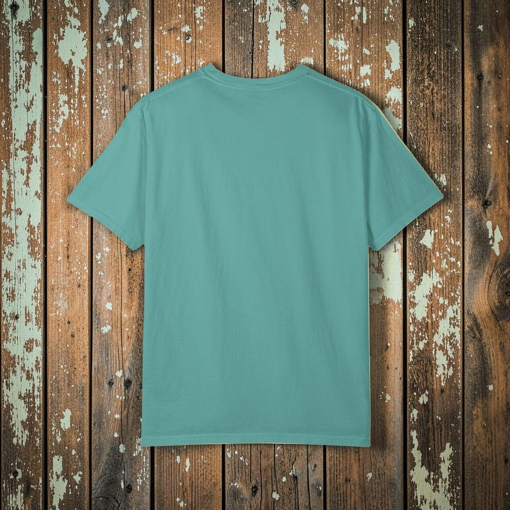 Salt &amp; Iron Tides Tee | Garment-Dyed Vintage Coastal Graphic - FIVE TIDES APPAREL