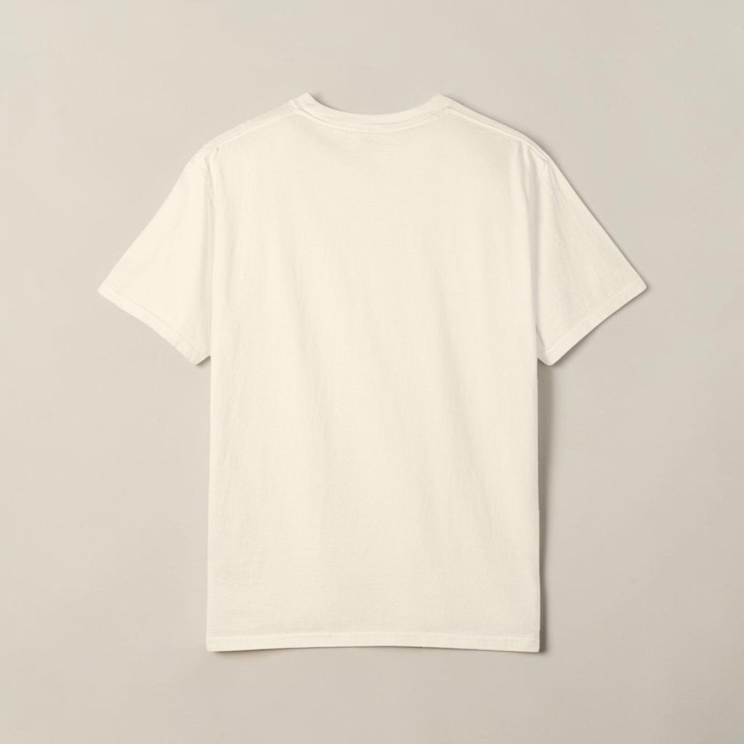 Salt Rooted Shell Tee | Garment-Dyed Coastal Minimalist Graphic - FIVE TIDES APPAREL