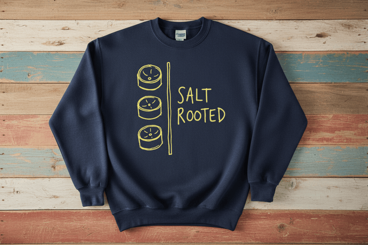 Salt Rooted Drums Navy Front