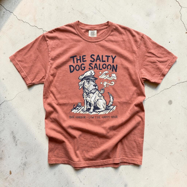 Red t-shirt with &