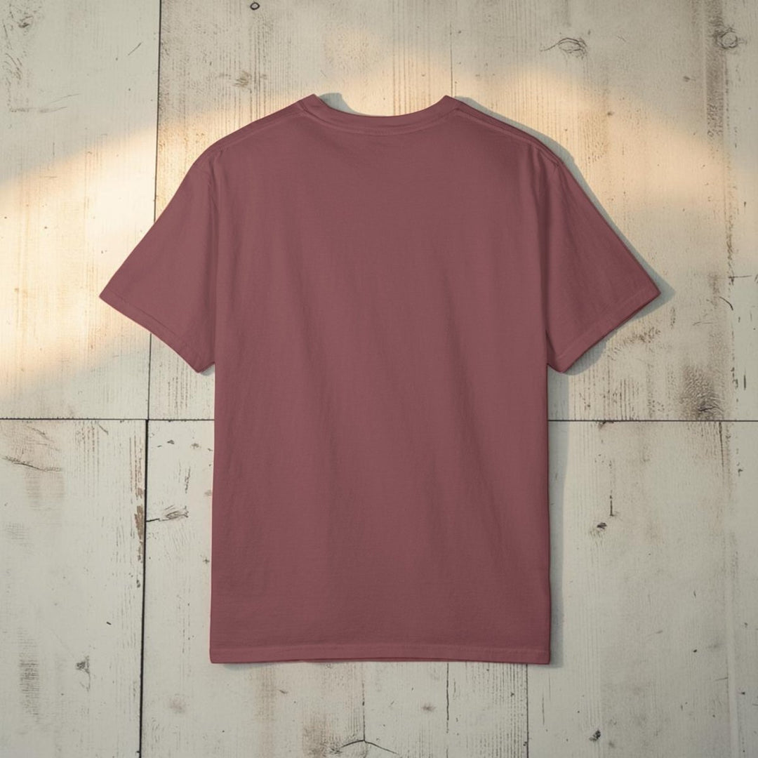 Brown t-shirt on a white background