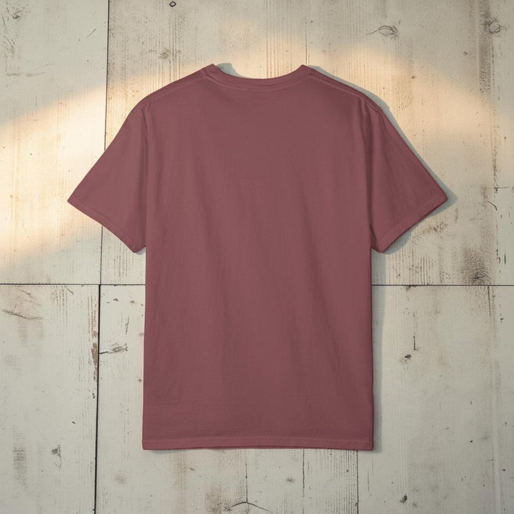 Brown t-shirt on a white background