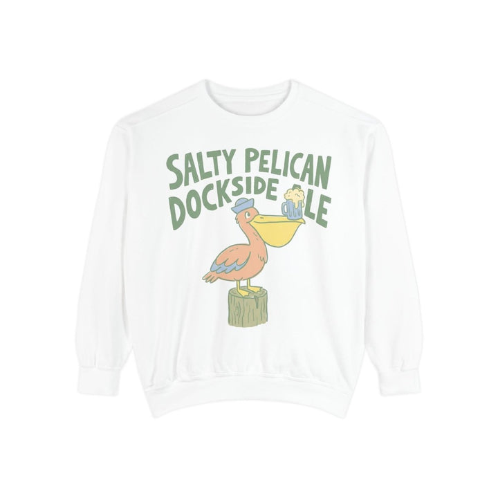 Salty Pelican Dockside Crewneck Sweatshirt - FIVE TIDES APPAREL