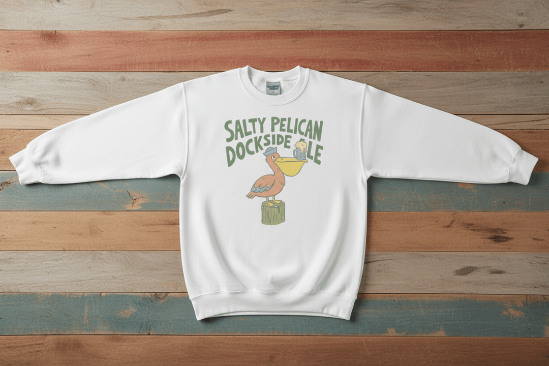 Salty Pelican White Front