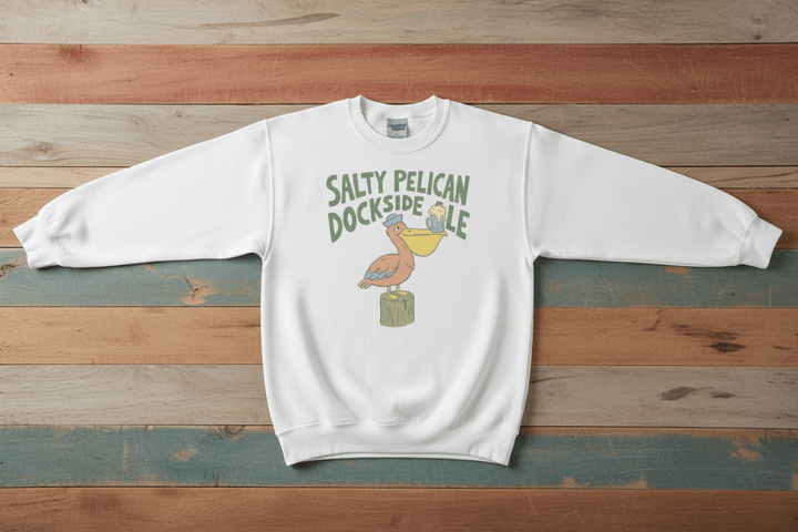 Salty Pelican White Front