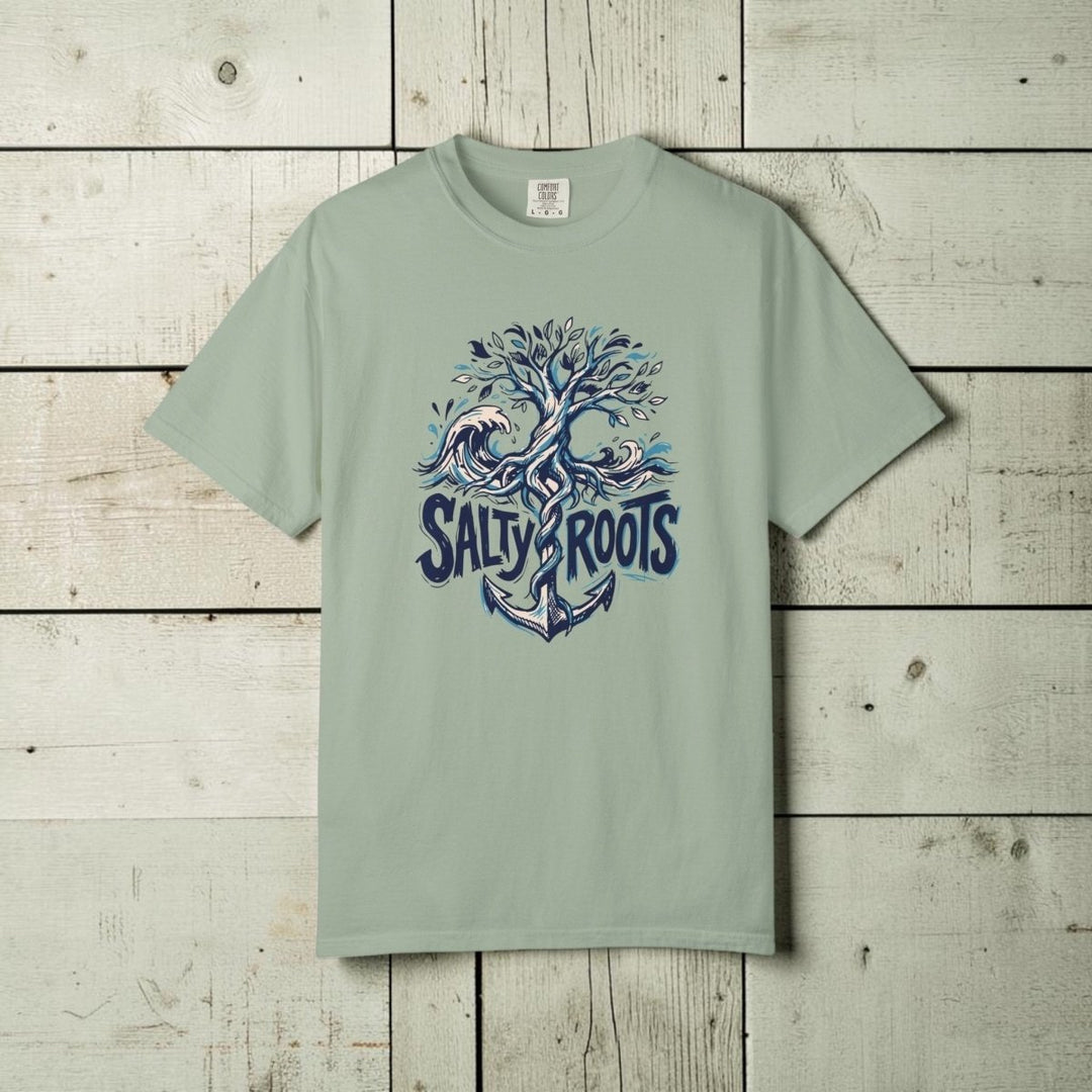 Light green t-shirt with &