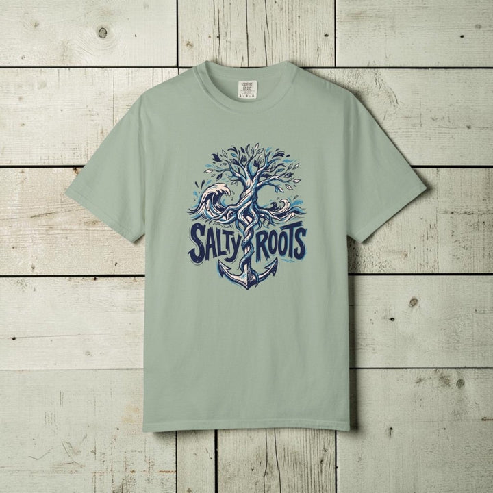 Light green t-shirt with &