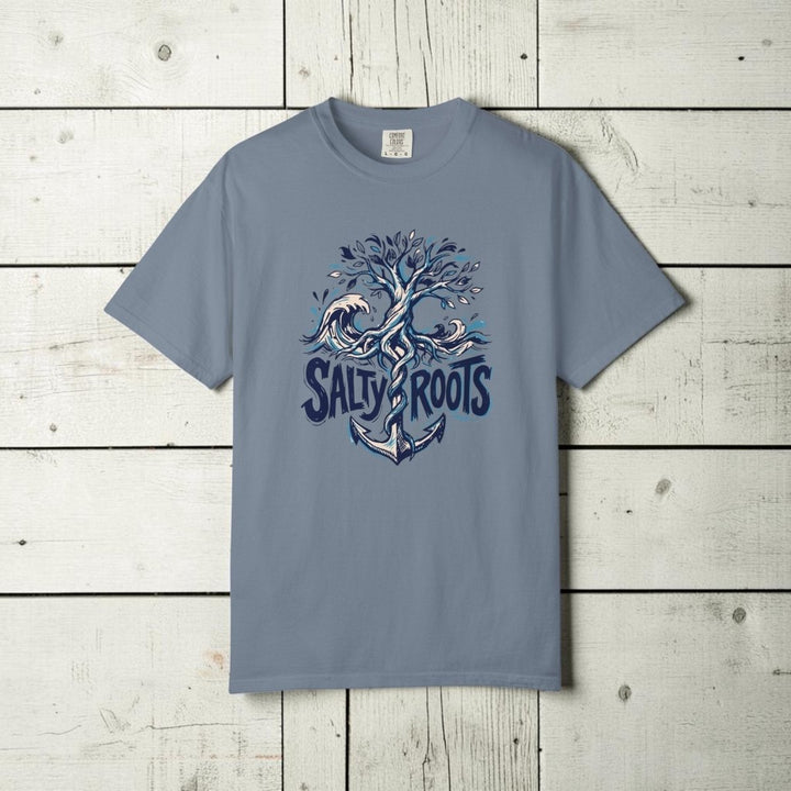 Gray t-shirt with &