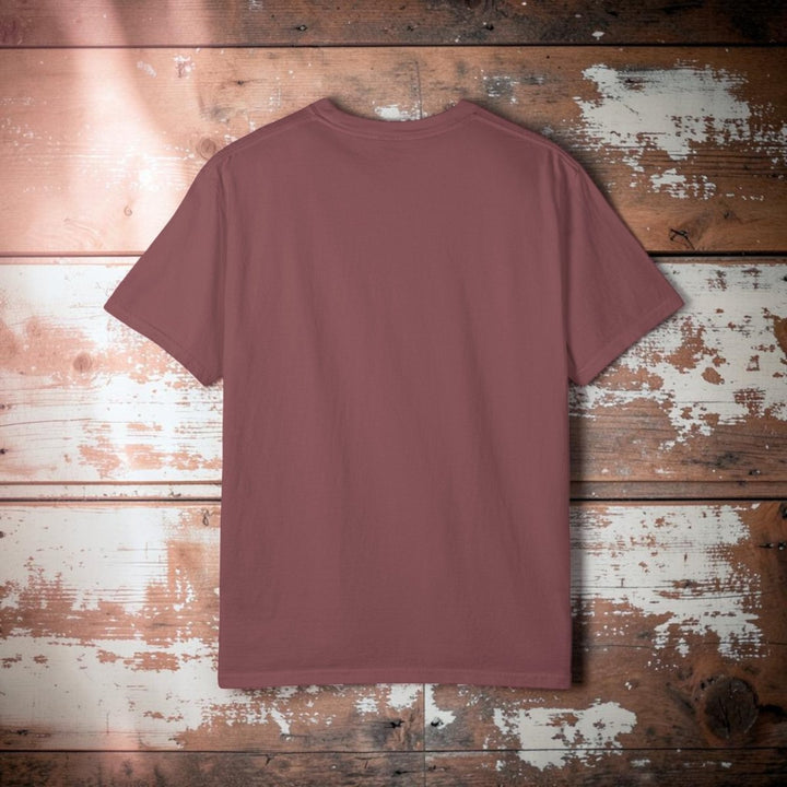 Brown t-shirt on a white background