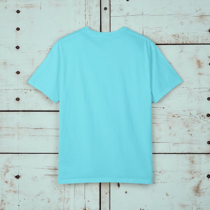 Soak Up the Sun Beach Tee | Garment-Dyed Sunshine Coastal Graphic - FIVE TIDES APPAREL
