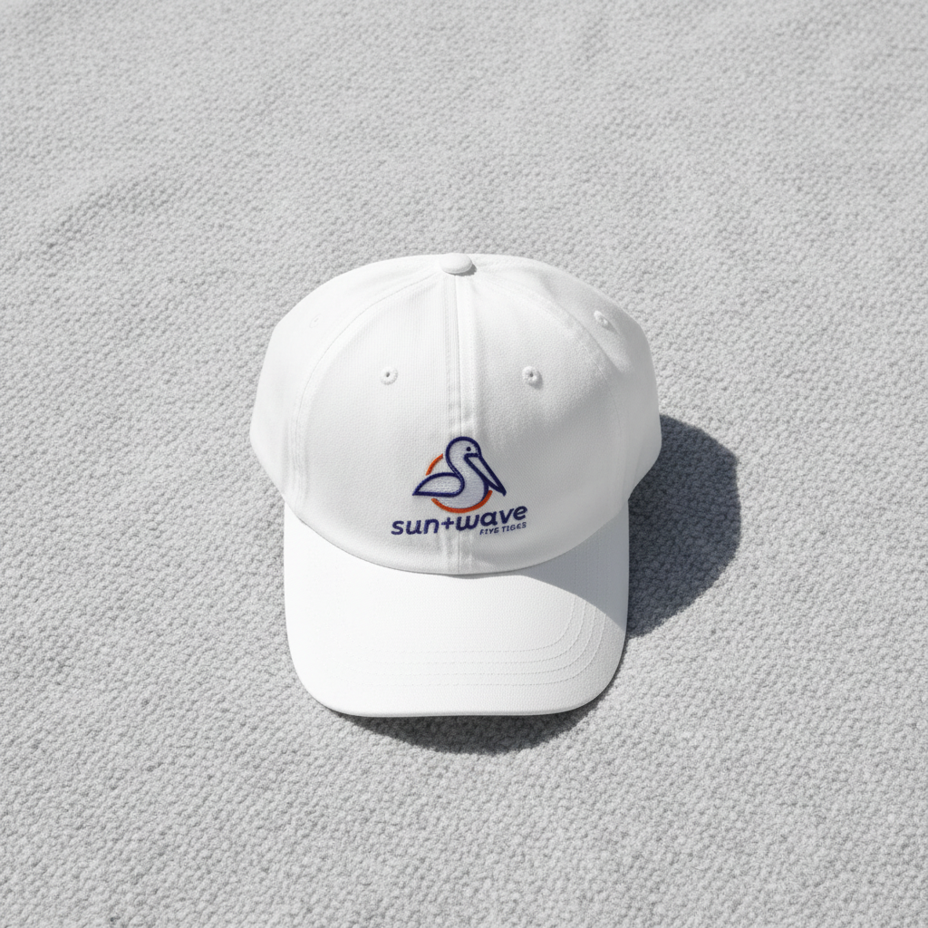 Sun + Wave Pelican Dad Cap — Beach Blanket 1
