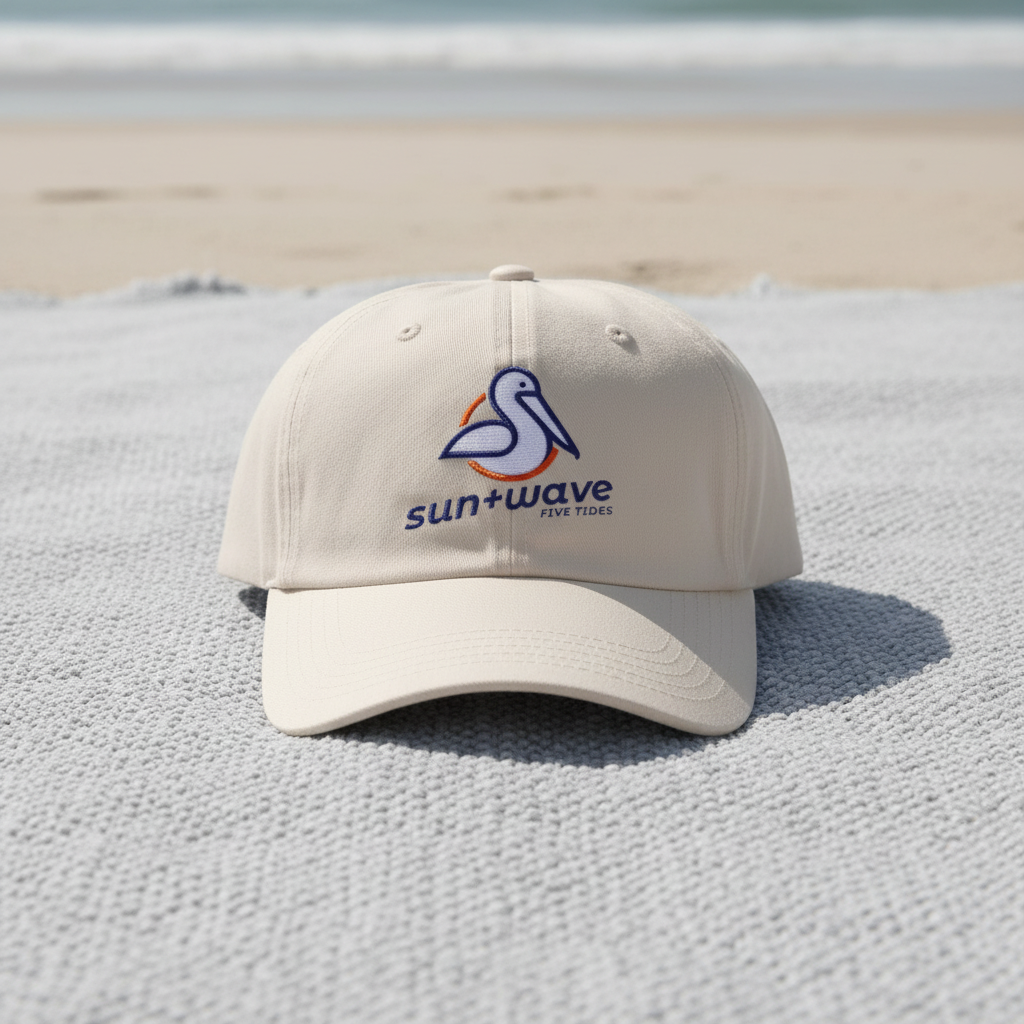 Sun + Wave Pelican Dad Cap — Beach Blanket 2