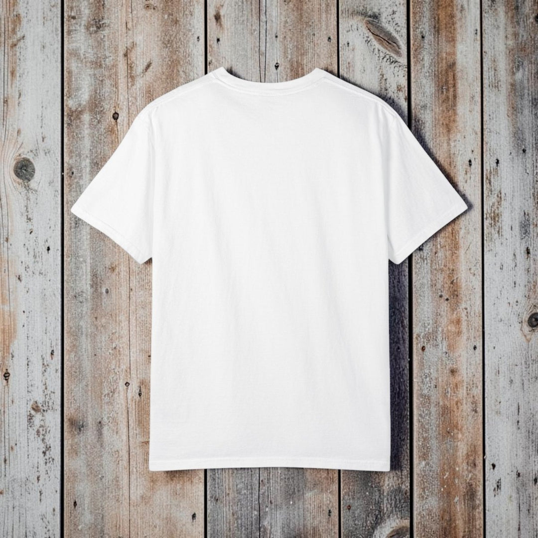 The Ocean Is Calling Tee | Garment-Dyed Mermaid Wave Graphic - FIVE TIDES APPAREL