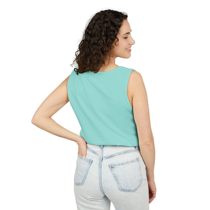 The Weird Pelican Bar Tank | Garment-Dyed Retro Graphic Tank Top - FIVE TIDES APPAREL