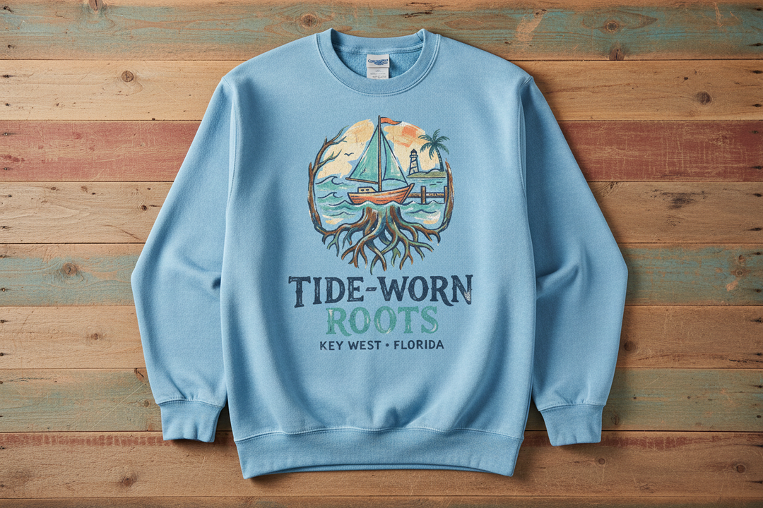 Tide-Worn Roots Sky Blue Front