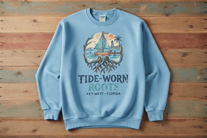 Tide-Worn Roots Sky Blue Front