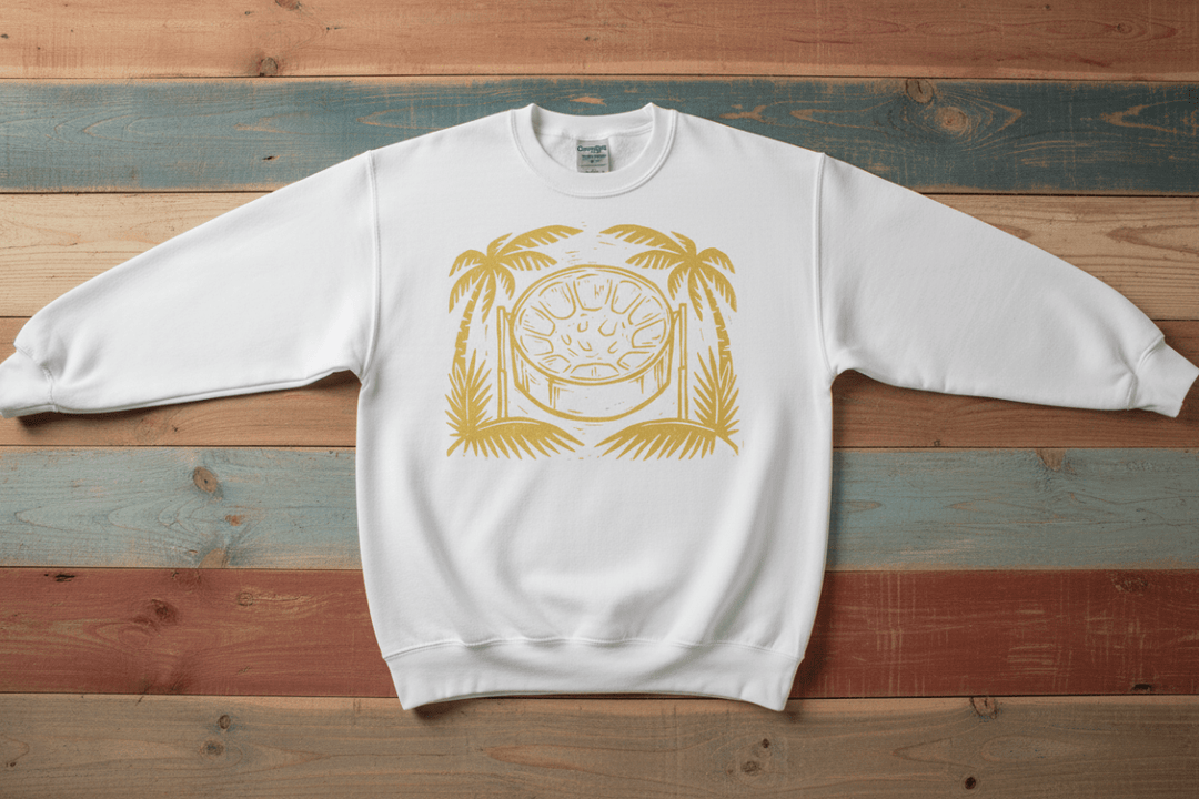 Steel Drum White Front