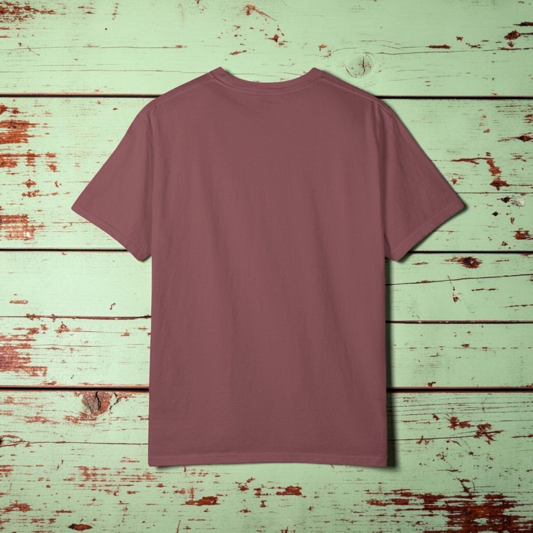 V-Tides Deep Salt Spirit Tee | Garment-Dyed Sea Turtle Graphic - FIVE TIDES APPAREL